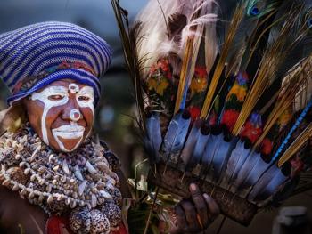 美拉尼西亚人像